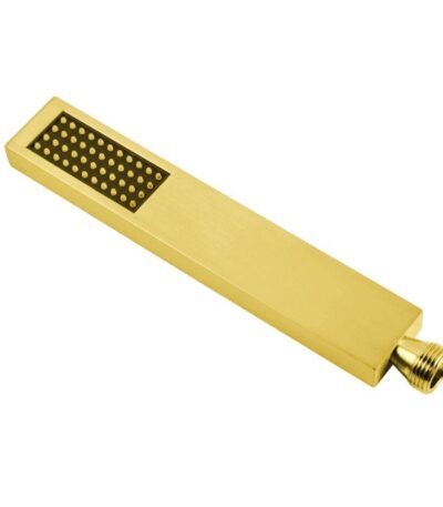 Square Single Function Brushed Gold Handheld Shower | BUYG-S5.HHS