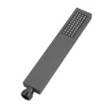 Square Single Function Gun Metal Grey Gold Handheld Shower | GM-S5.HHS