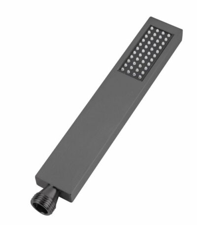 Square Single Function Gun Metal Grey Gold Handheld Shower | GM-S5.HHS