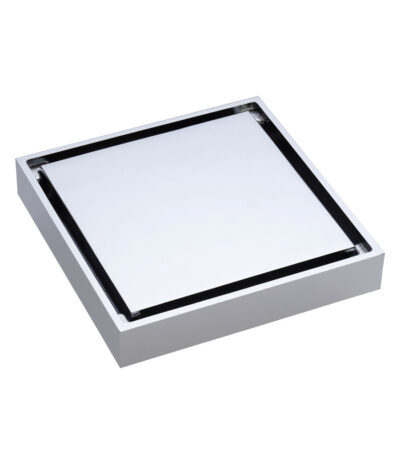 Square Tile 2-in-1 Floor Waste, 88mm Outlet, Chrome
