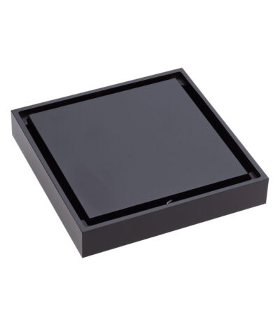 Square Tile 2-in-1 Floor Waste, 88mm Outlet, Matte Black