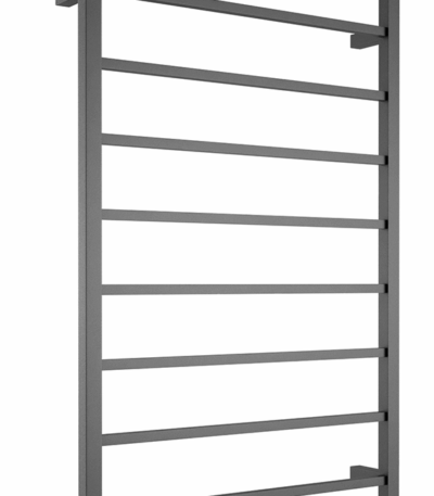 Square Towel Ladder 1150 x 700mm - Black | Bella Vista - TL-1150-S-BLK
