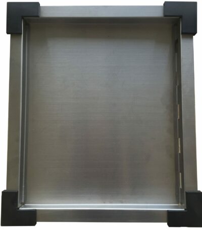 Square Tray with Side Hole - Stainless Steel | DT-05