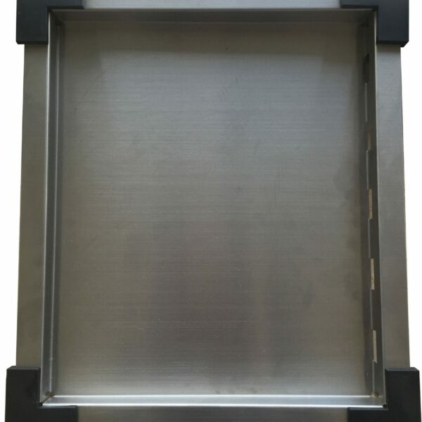Square Tray with Side Hole - Stainless Steel | DT-05