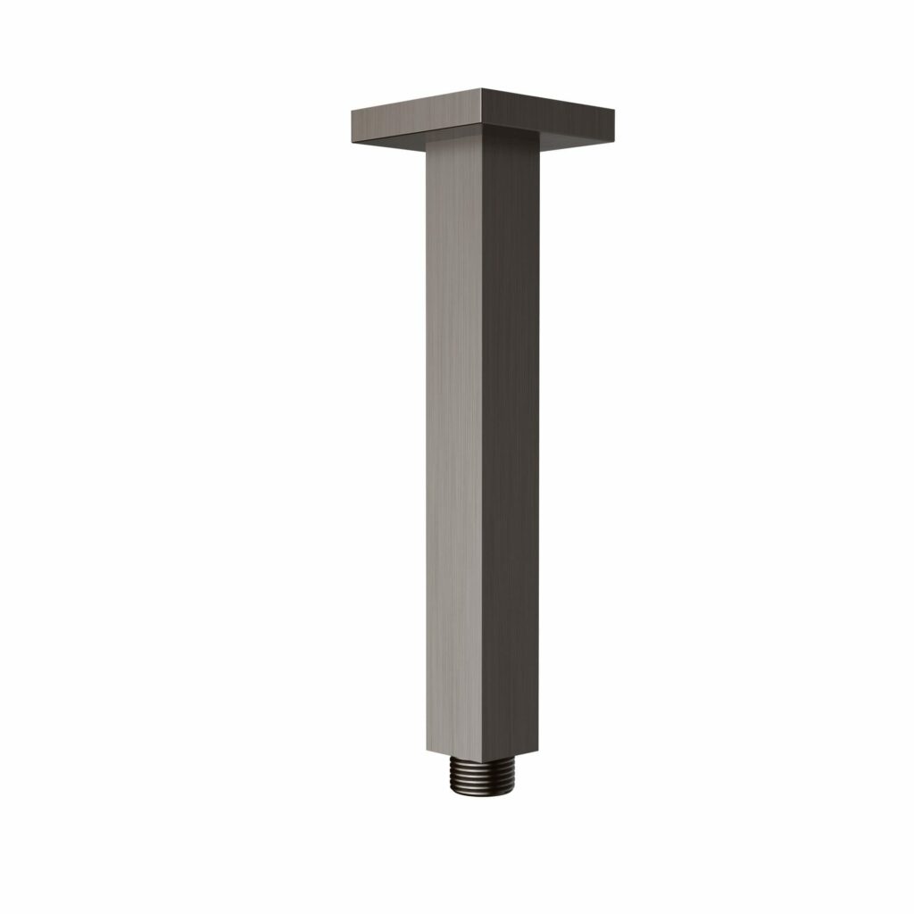 Square Vertical Shower Arm - Brushed Nickel | PRY002-BN