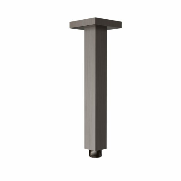 Square Vertical Shower Arm - Brushed Nickel | PRY002-BN