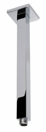 Square Vertical Shower Arm - Chrome | PRY002