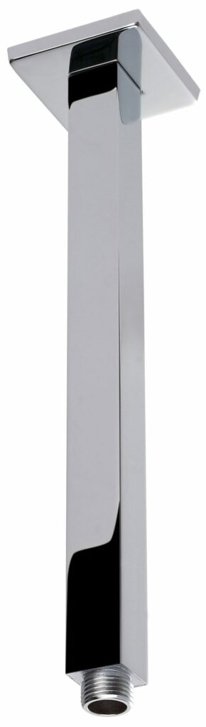 Square Vertical Shower Arm - Chrome | PRY002C