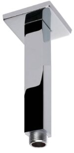 Square Vertical Shower Arm - Chrome | PRY002D