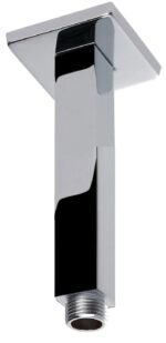 Square Vertical Shower Arm - Chrome | PRY002D