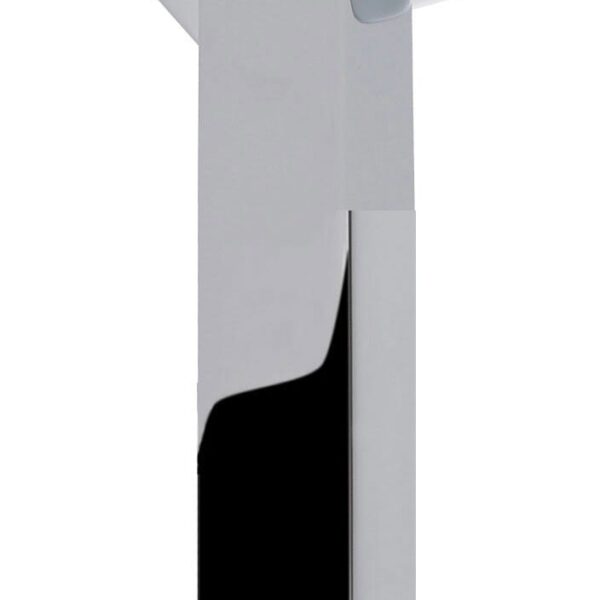 Square Vertical Shower Arm - Chrome | PRY002D