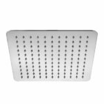 Super-slim Square Brushed Nickel Rainfall Shower Head 250mm | BU0002.SH