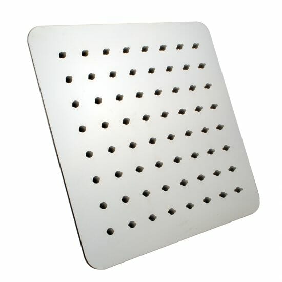 Super-slim Square Chrome Rainfall Shower Head 200mm | CH0100.SH