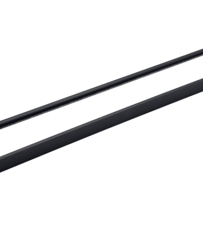 Supra Double Towel Rail - 800mm - Black | Bella Vista - 1648D-800-P-BLK