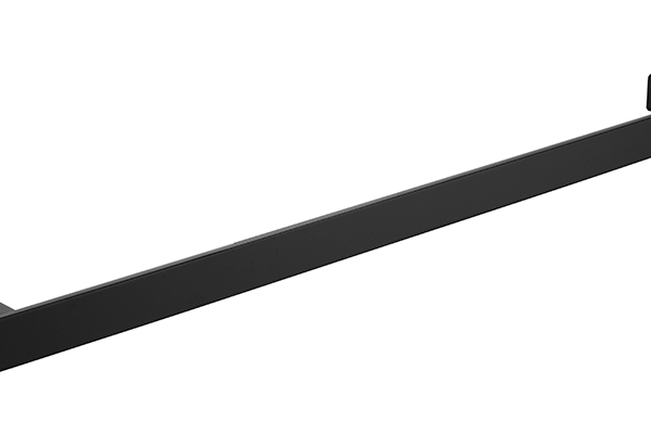 Supra Single Towel Rail - 350mm - Black | Bella Vista - 1624-35-P-BLK