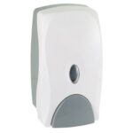 SURFACE MOUNTED FOAM SOAP DISPENSER WHITE ABS METLAM ML681F - Urban Designs Bathroom and Kitchen