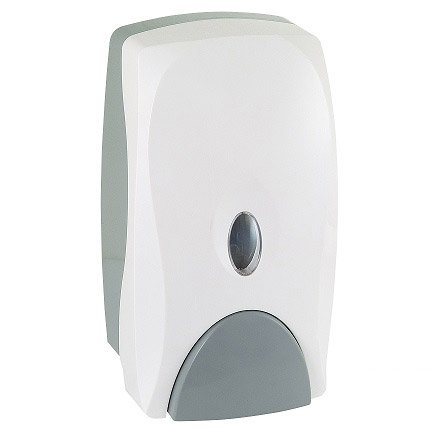 SURFACE MOUNTED FOAM SOAP DISPENSER WHITE ABS METLAM ML681F - Urban Designs Bathroom and Kitchen