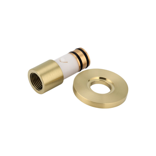 Swivel Hob Spout - Female Adapter - Brushed Brass