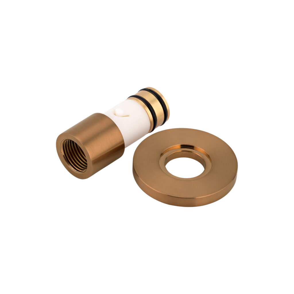Swivel Hob Spout - Female Adapter - Brushed Copper