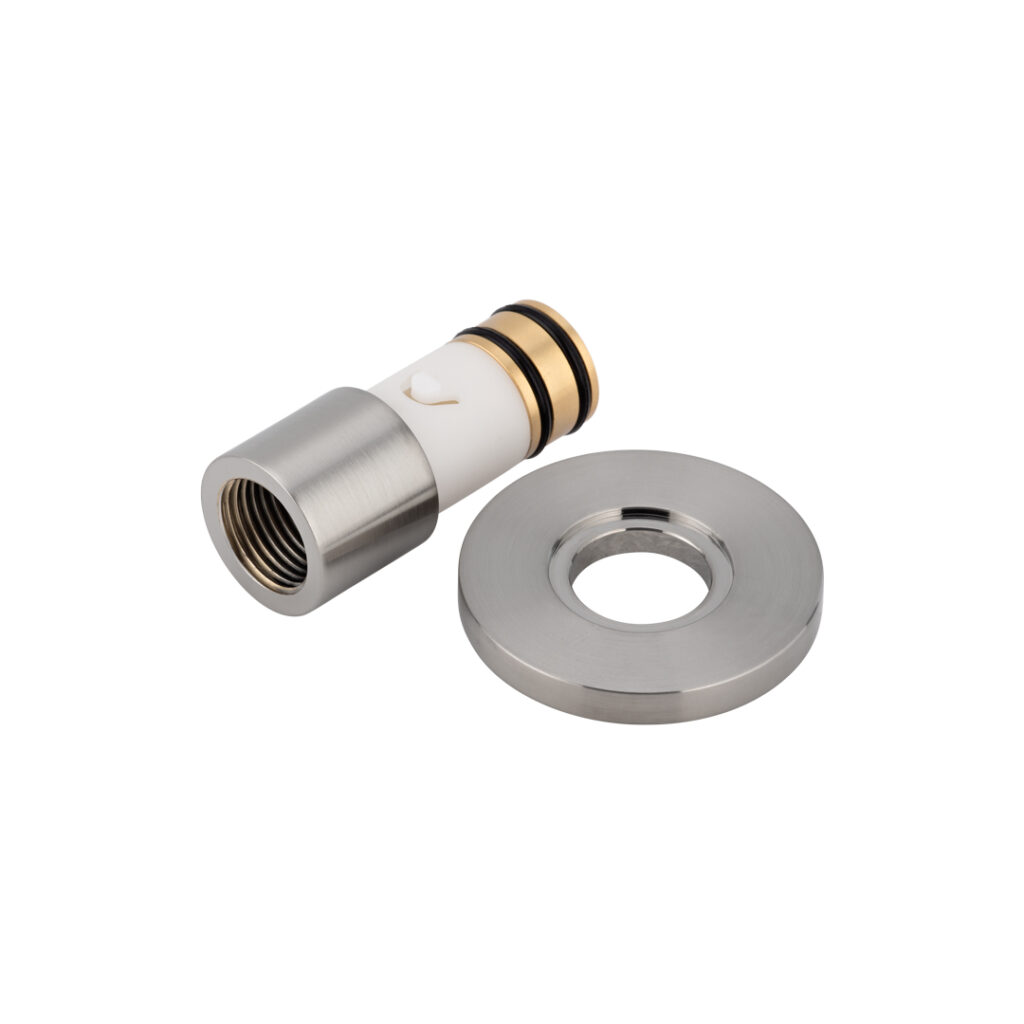 Swivel Hob Spout - Female Adapter - Brushed Nickel