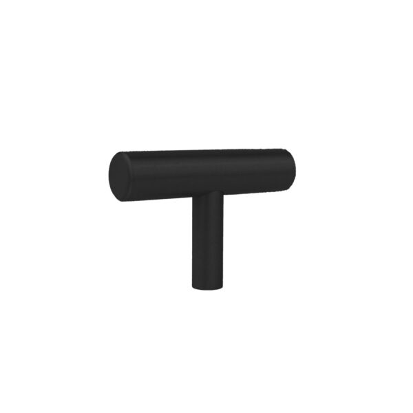 Tezra Cabinetry T Pull – Matte Black