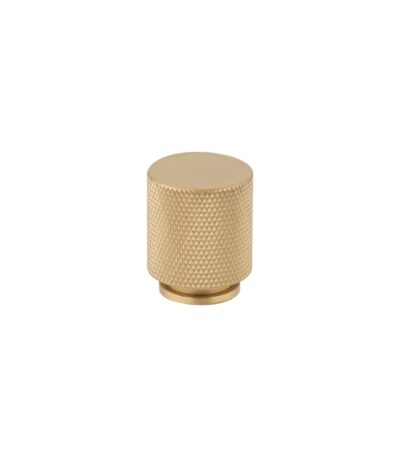 Tezra Textured Cabinetry Knob - Brushed Brass