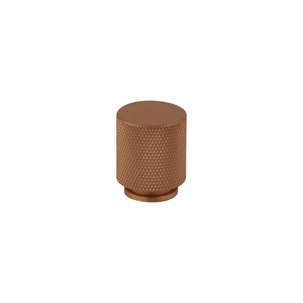 Tezra Textured Cabinetry Knob - Brushed Copper