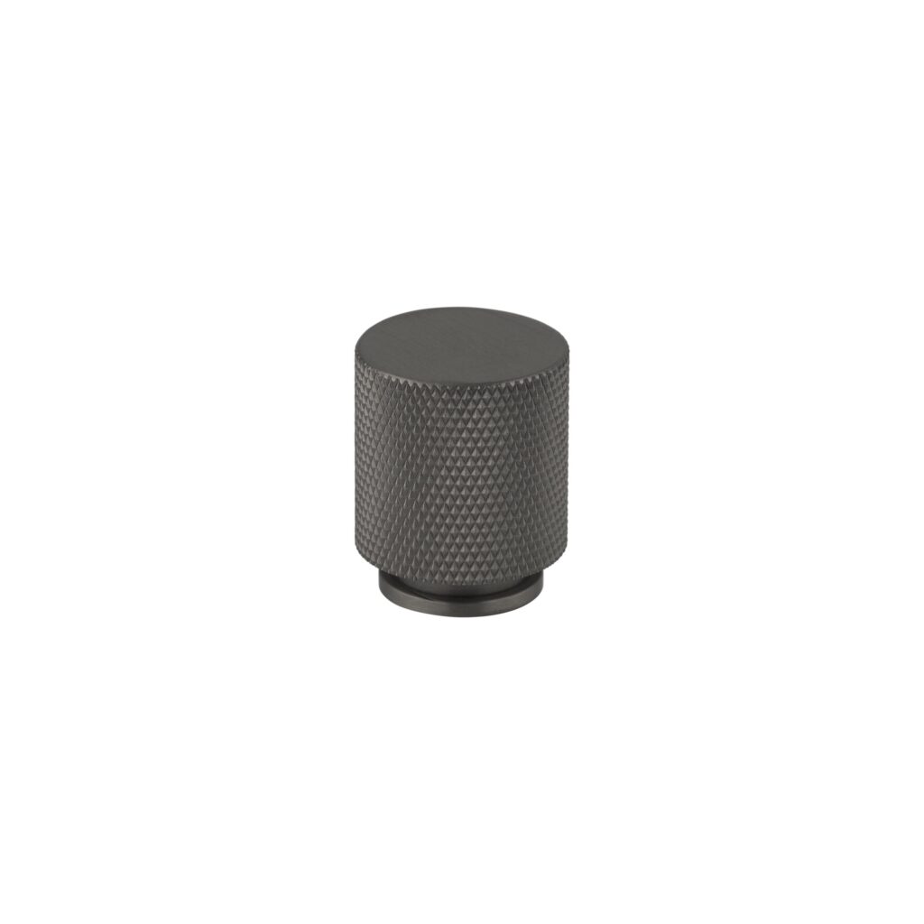Tezra Textured Cabinetry Knob - Brushed Gunmetal