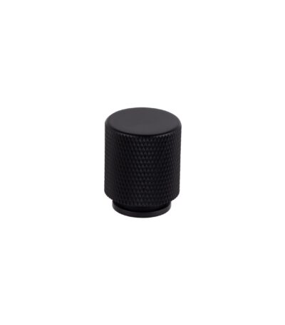 Tezra Textured Cabinetry Knob - Matte Black