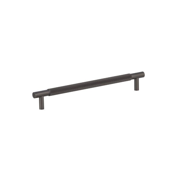 Tezra Textured Cabinetry Pull 220mm – Brushed Gunmetal