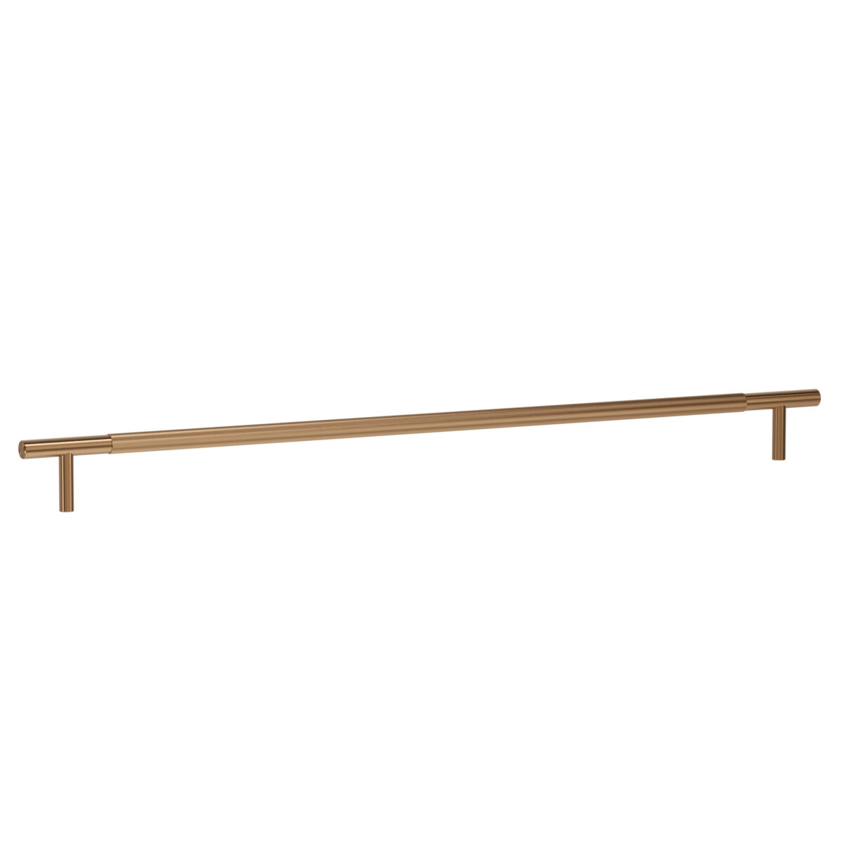 Tezra Textured Cabinetry Pull 500mm - Brushed Copper