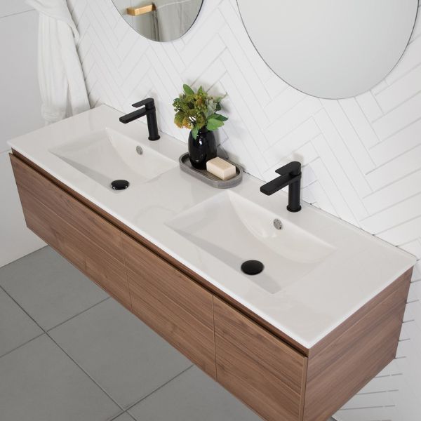 ADP Glacier Lite All Door Slim Vanity with Ceramic Top