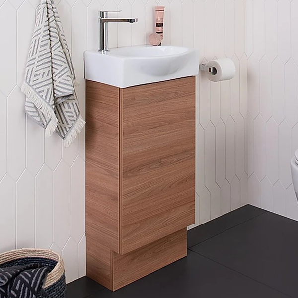 ADP Tiny Semi-Recessed Floor Standing Vanity 400mm