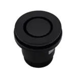 Black 40mm Bath Plug & Waste
