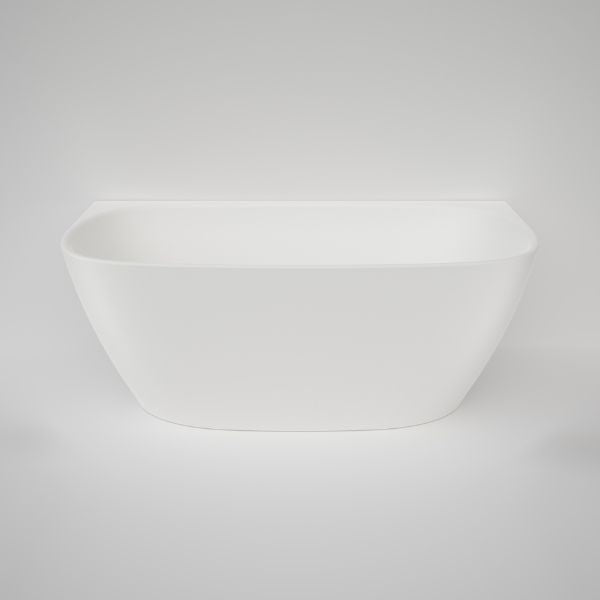 Caroma Contura II 1500mm Back to Wall Freestanding Bath - Matte White