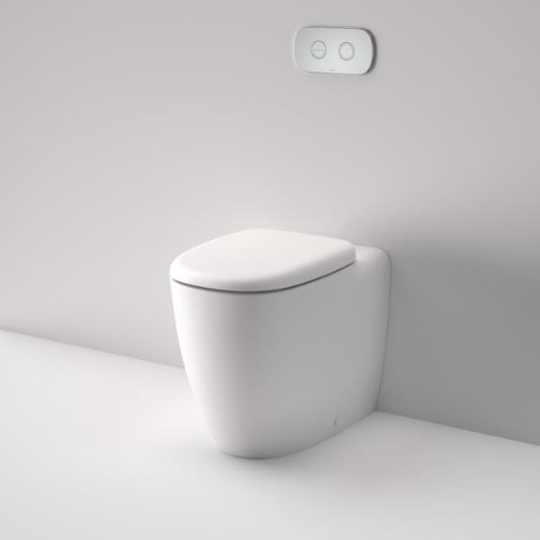 Caroma Contura II Cleanflush Invisi Series II Wall Faced Suite - Matte White