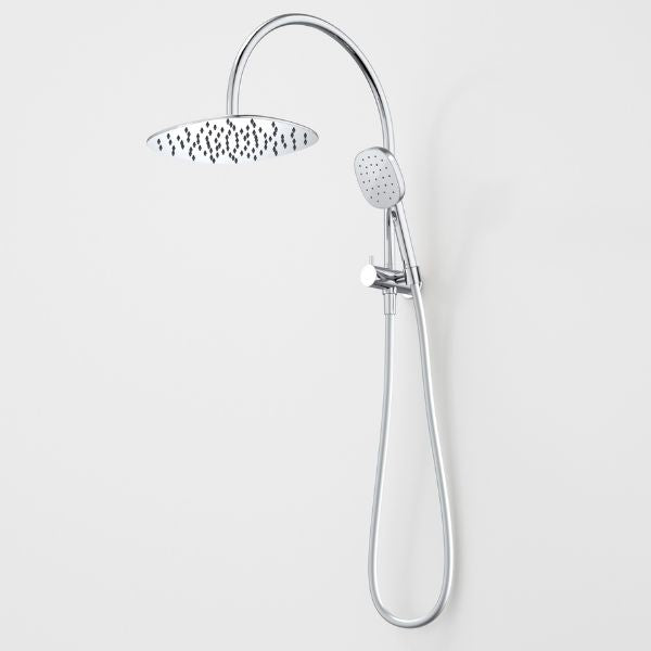 Caroma Contura II Compact Twin Shower - Chrome