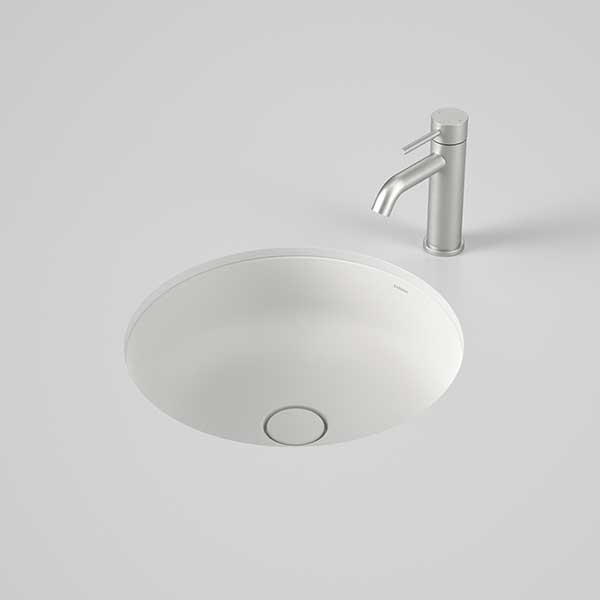 Caroma Liano II 440mm Round Under/Over Counter Basin – Matte White