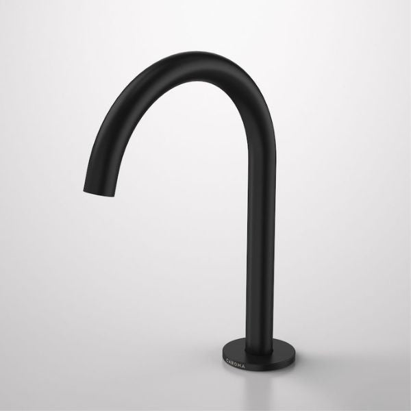Caroma Liano II Hob Swivel Outlet 160mm Matte Black