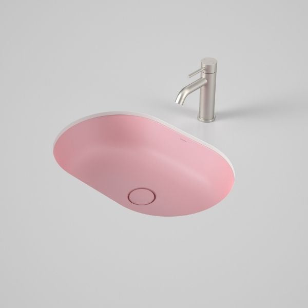 Caroma Liano II 580mm Pill Under/Over Counter Basin – Matte Pink