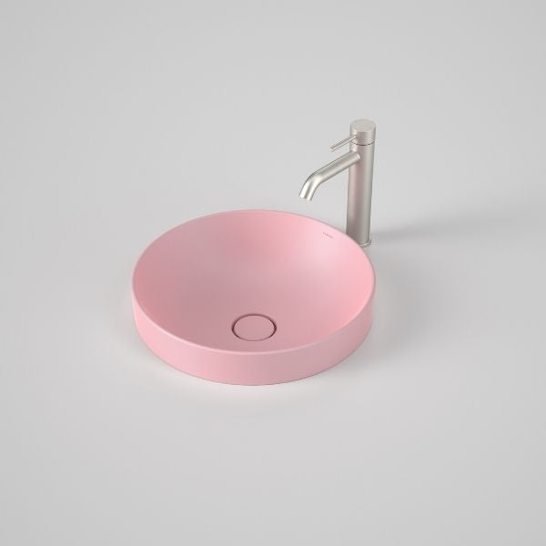 Caroma Liano II 400mm Round Inset Basin – Matte Pink