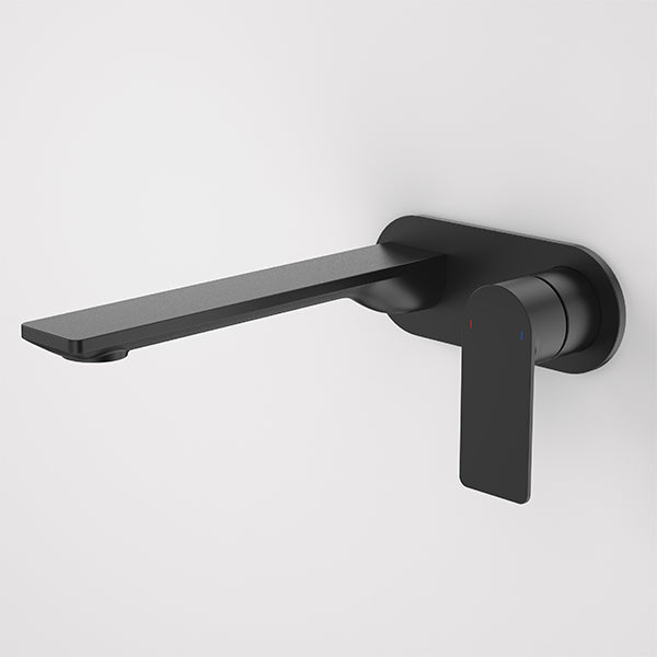 Caroma Urbane II 220mm Lead Free Wall Basin/Bath Mixer Round Matte Black
