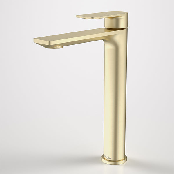 Caroma Urbane II Lead Free Tower Basin Mixer Brushed Brass