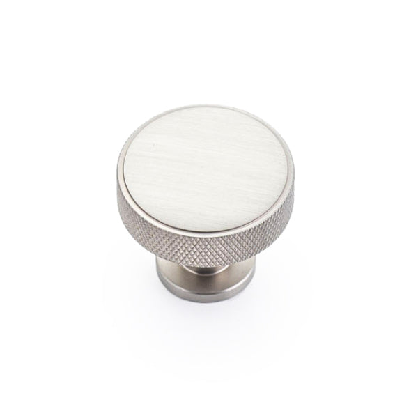 Castella Chelsea Knob Dull Brushed Nickel 35mm