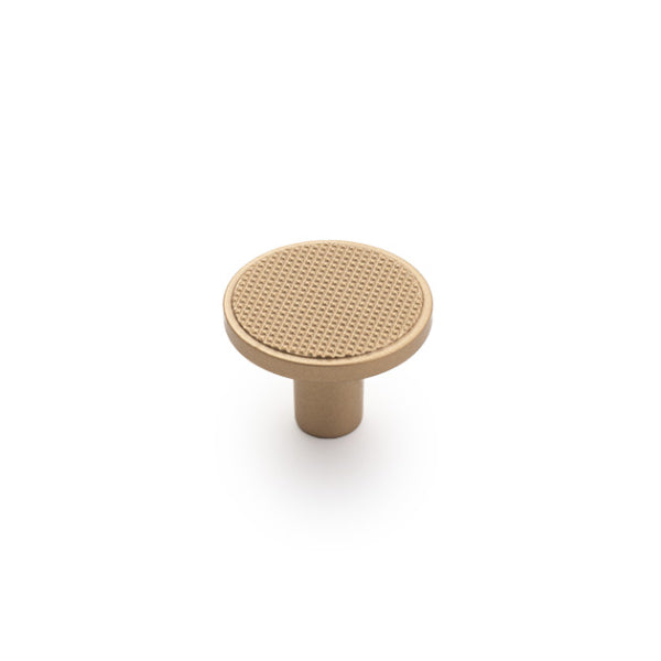 Castella Monaco Round Knob Matt Gold 30mm