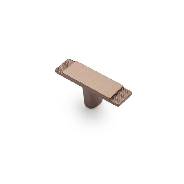 Castella Monaco T-Knob Matt Rose Gold 60mm