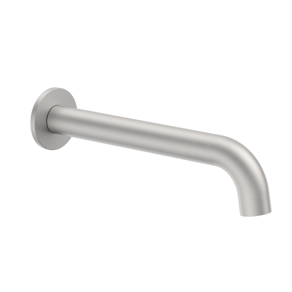 Clark Round Basin/Bath Outlet 220mm Brushed Nickel