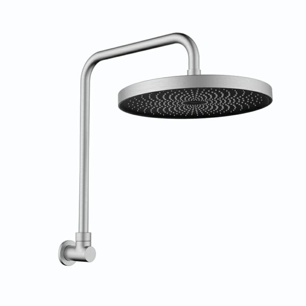 The Gabe Gooseneck Shower – Brushed Nickel