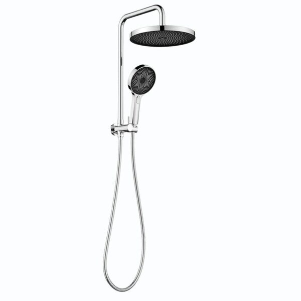 The Gabe Twin Shower – Brushed Nickel