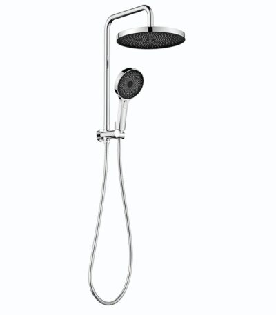 The Gabe Twin Shower – Chrome